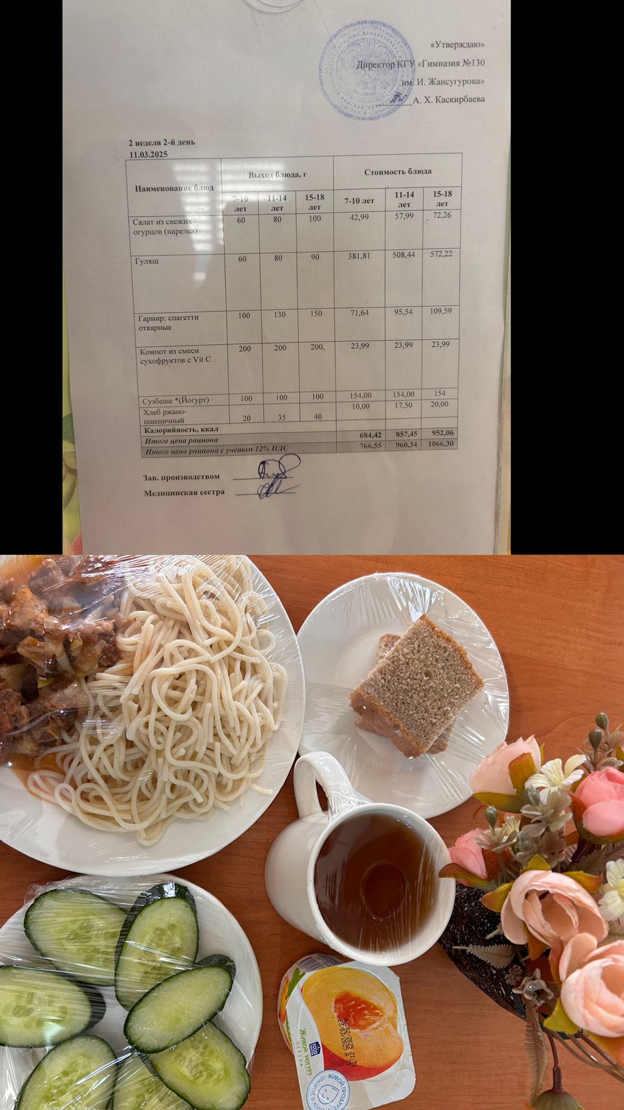 2025 жылдың 11 наурызға арналған Ас мәзірі