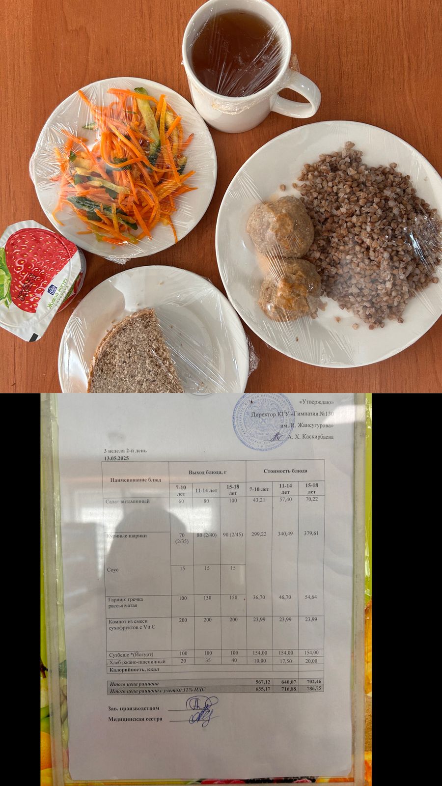 2025 жылдың 13 мамырына арналған Ас мәзір