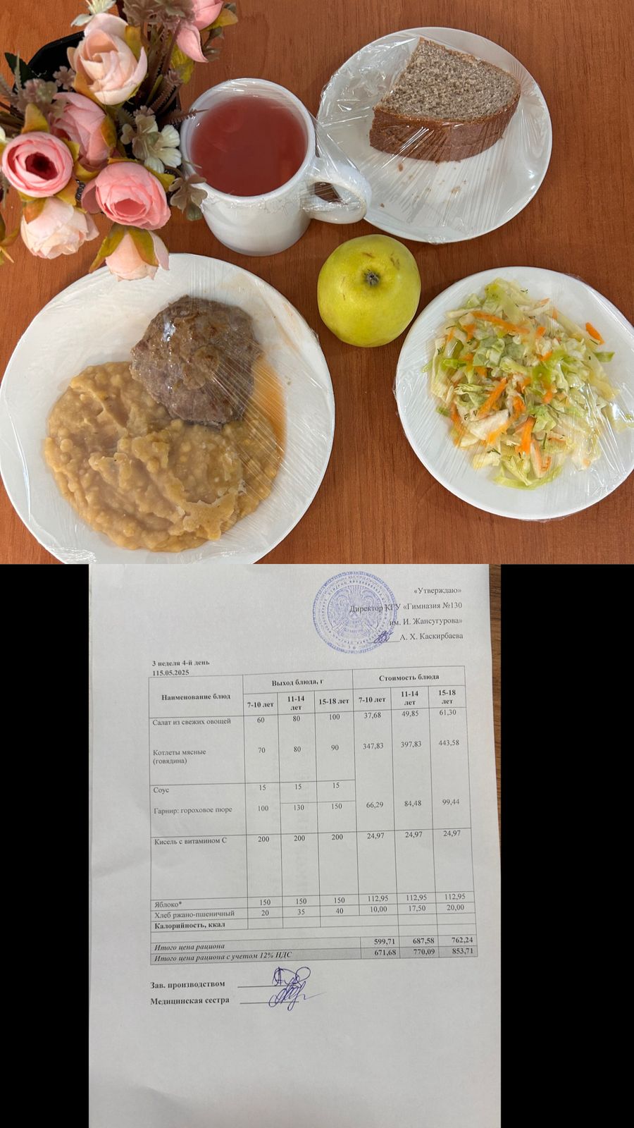 2025 жылдың 15 мамырына арналған Ас мәзір